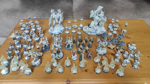 Tau army half - painted, lots