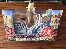 Matix Old Dutch Souvenirs Die Cast Bicycle Holland Vintage Classics Tulips