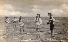 WITHERNSEA. PADDLERS AT WITHERNSEA