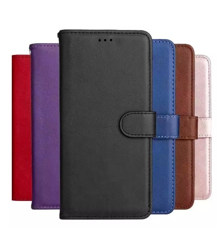 Leather flip wallet case for - flip,
