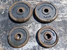 7.5 KGS MAXIMUSCLE 'ONE-INCH' WEIGHT PLATES