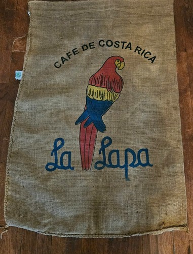 Vintage burlap coffee - burlap, sack
