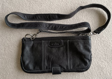 Oushka Black Leather Bag
