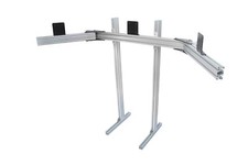 Freestanding Triple Monitor Stand Real Race Sim VESA Plate 100/200