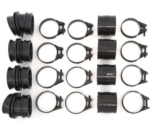 Insulator set with clamps - with,