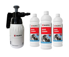 Wurth Brake Cleaner Pump 1 Litre Bottle Adjustable Dispenser with brake cleaner