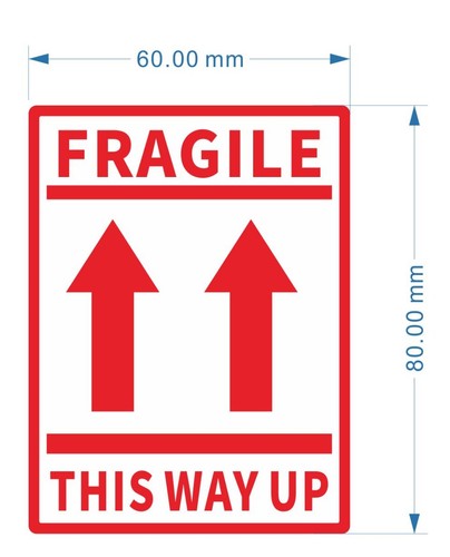 Fragile this way parcel - way, up