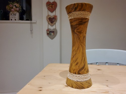Inch tall wooden - 12, vase