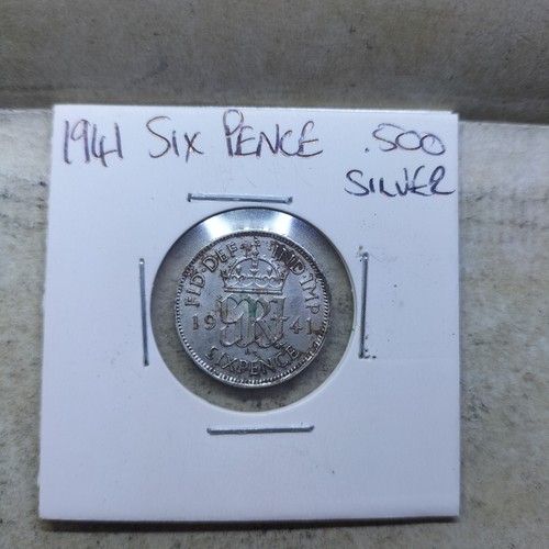1941 sixpence george vi - 1941,