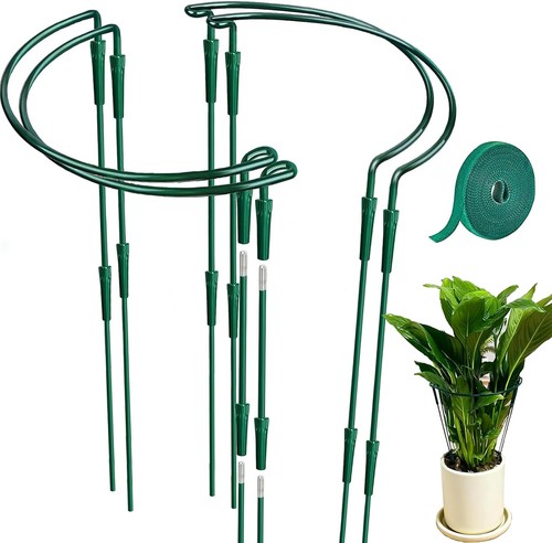 Adjustable metal plant support - adjustable,