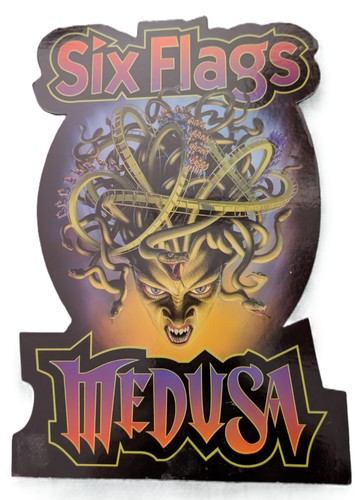 Vintage six flags medusa - flags,