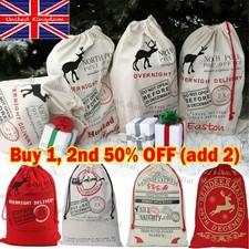 Large Christmas Hessian Santa