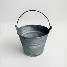 Vintage Mini Galvanized Bucket