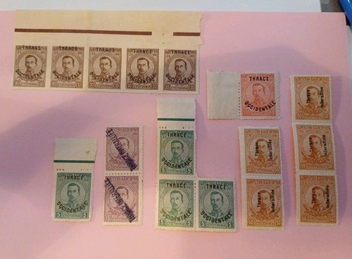 Thrace stamp collection - collection, 1920