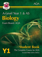 A-Level Biology for AQA: Year 1 & AS Student Book: perfect for c... by CGP Books