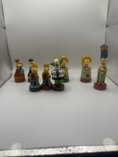Simpson Chess Pieces Bart, Maggie , Crusty , Lisa And Marge