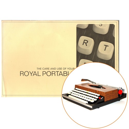 Royal caravan typewriter - royal,