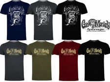 Gas Monkey Garage T-Shirt Official GMG Distressed Monkey OG Logo Graphic Print