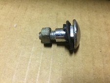 Chrome Bumper Bolt With Rubber Washer & Nut