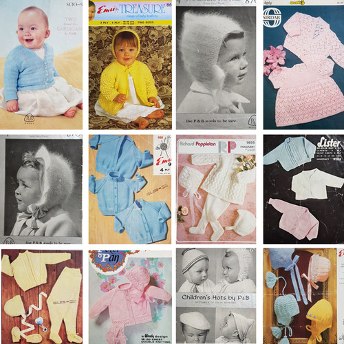 Baby knitting patterns vintage - baby,