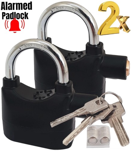 Heavy duty alarm lock - 2x, siren