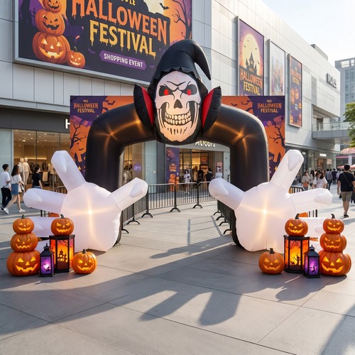 Halloween inflatable grim - 3.6m,