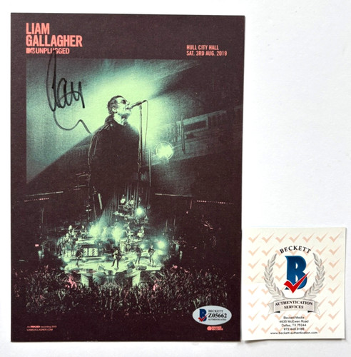 Liam gallagher signed art - liam, a5