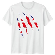 Union Jack T-Shirt Ripped Claw
