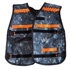 NERF N-Strike Elite Tactical Adjustable Vest Jacket Holds Ammo & Magazine Mags