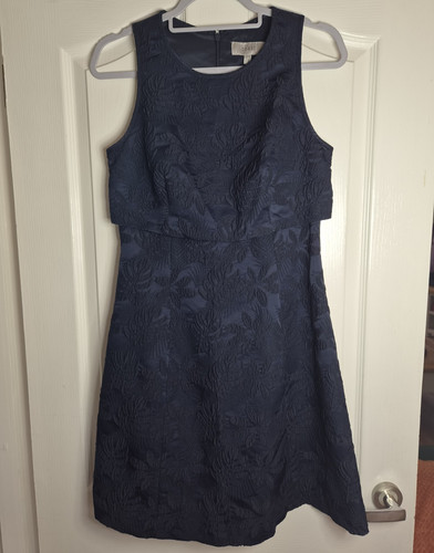 Coast navy floral jacquard fit - coast,