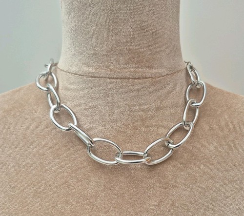 Rocker chunky chain necklace - rocker,
