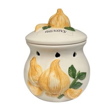 French Ceramic Onion Jar