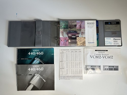 Volvo 440 460 owners handbook - volvo,