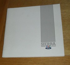 Ford Sierra Brochure 1987 -