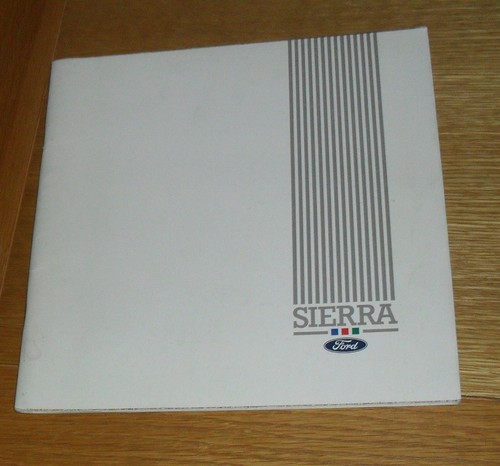 Ford sierra brochure - sierra,