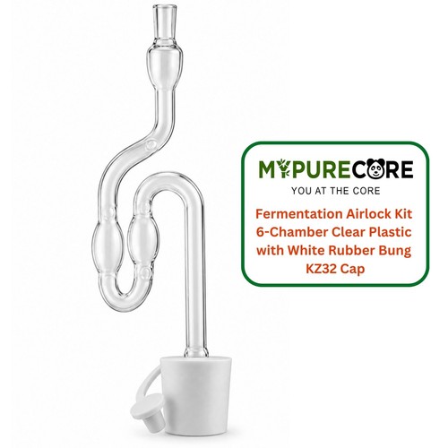 Clear plastic airlock - clear,