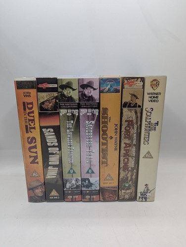 John wayne western vhs - john,