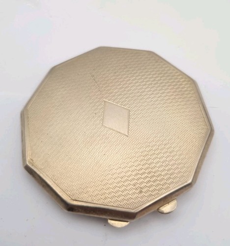 Antique powder compact solid - compact,