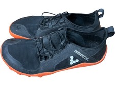 Vivobarefoot Trail Soft Ground Black Orange Men's Shoes Size 9 UK 4220