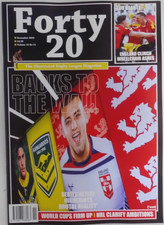 Forty 20 Rugby League magazine Nov 2025 The Ashes: Defeat, Highlights, Reality