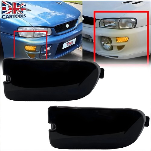 Black lens front bumper - 2x,