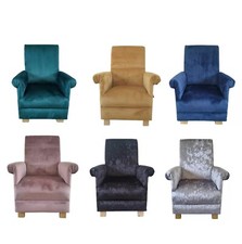 Velvet Fabric Adult Chair