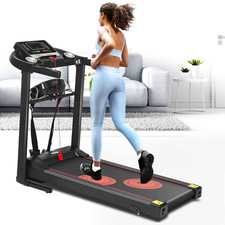 Treadmill Electric Massager & Incline Foldable Motorized Running Machine Home UK