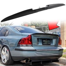For Volvo S40 S60 Gloss Black Rear Boot Trunk Spoiler Lip Tail Wing Adjustable