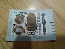 GB 1972 BBC 3p  Queen's Head on Microphone 1922_1972