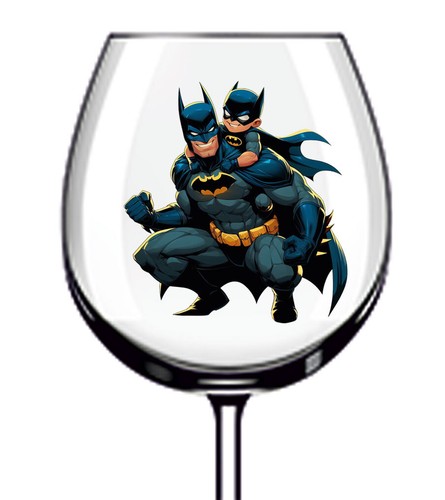 12x batman dad son wine - 12x,