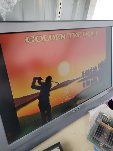 Golden tee arcade pcb - golden,