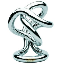 Museum Chrome Tangle – Large Kinetic Chrome Sculpture | Modern Moving Art Hom...