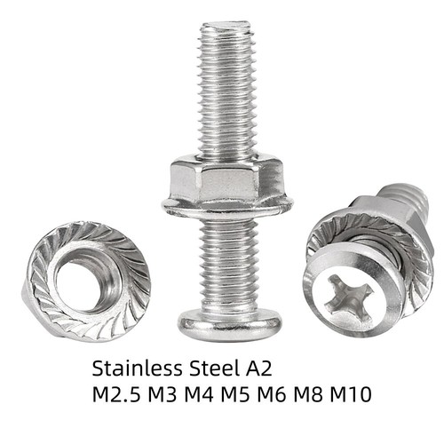 Stainless flat round head - stainless,