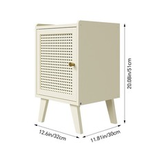 1/2/3 Drawer Wooden Bedroom Bedside Table Cabinet Storage Nightstand Side Tables